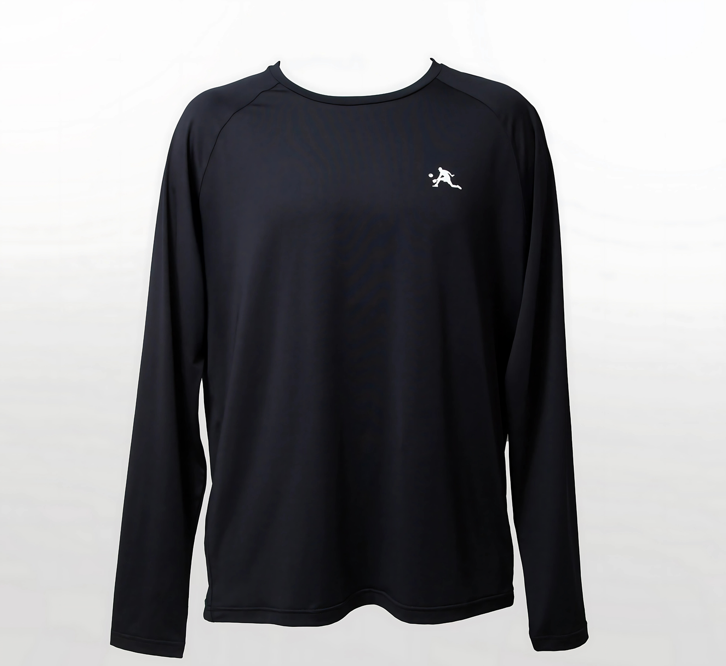 Black chandail séchage rapide manche longue pickleball hommes Noir