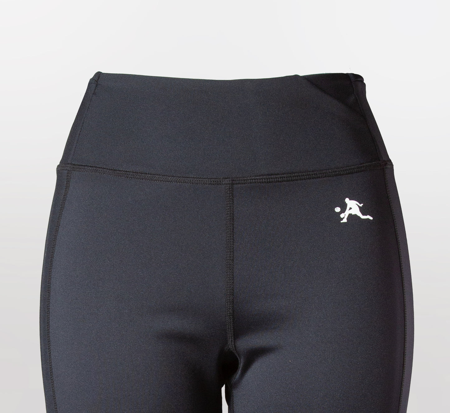 Black high waisted mesh sport performance pickleball legging Noir