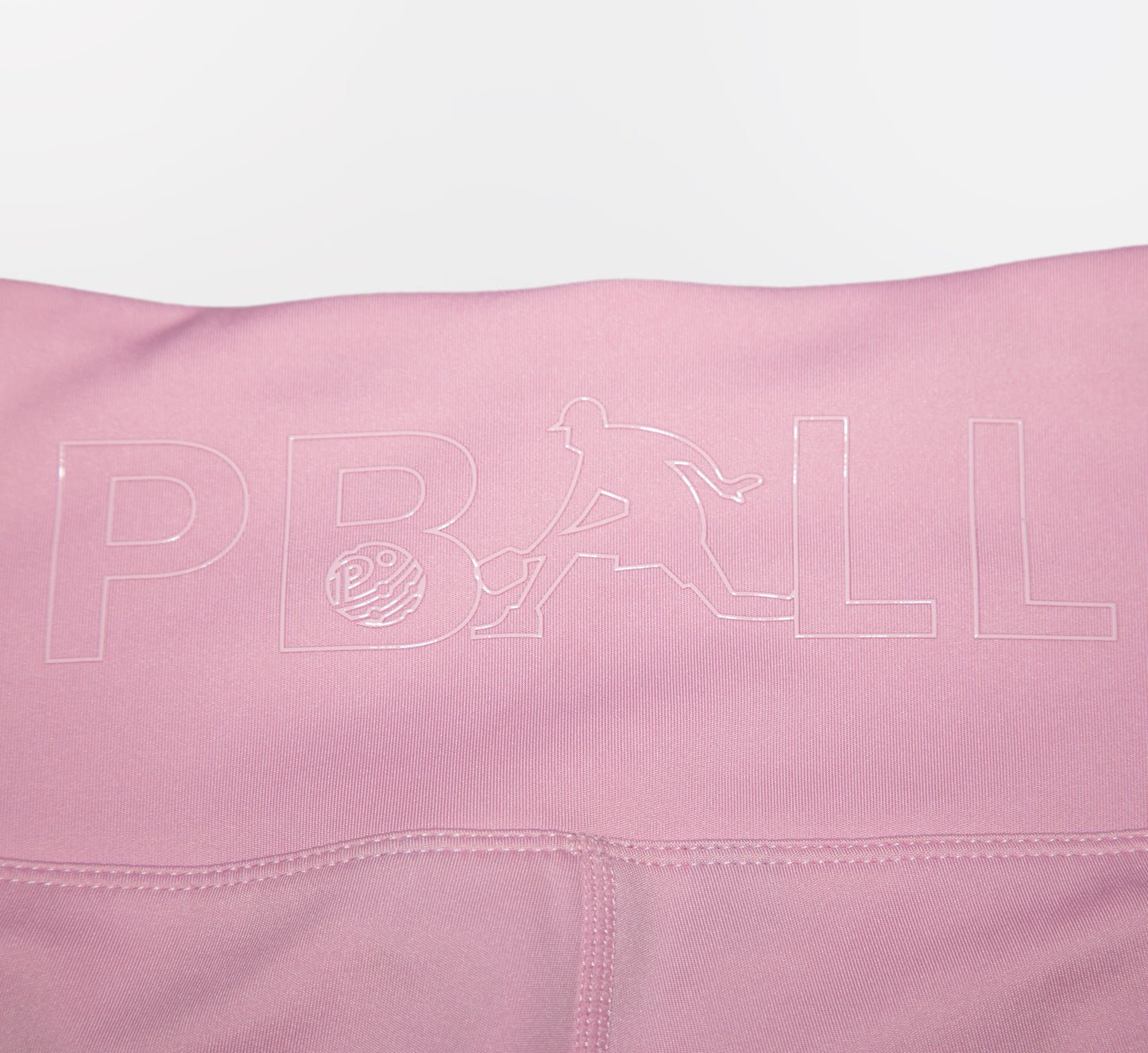Pink short style cycliste taille haute pickleball Rose
