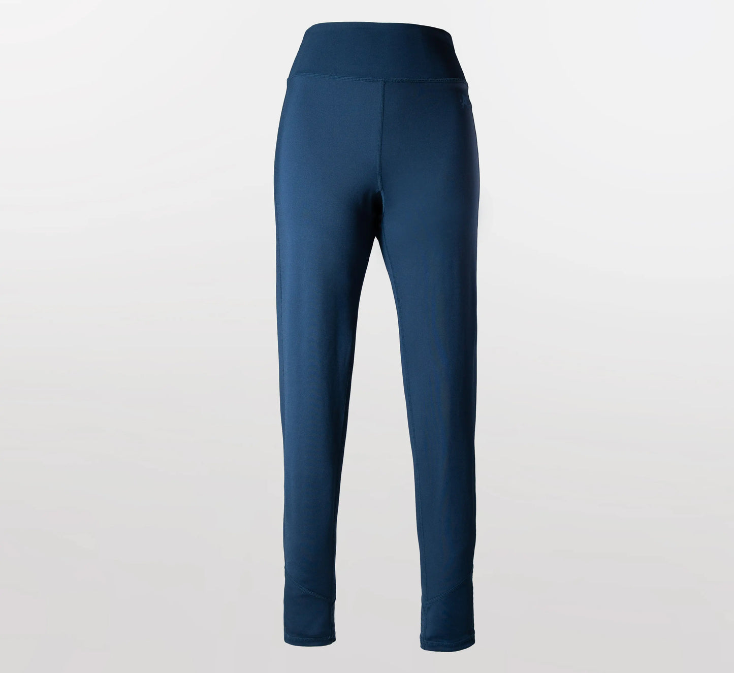 Blue leggings on a light gray background
