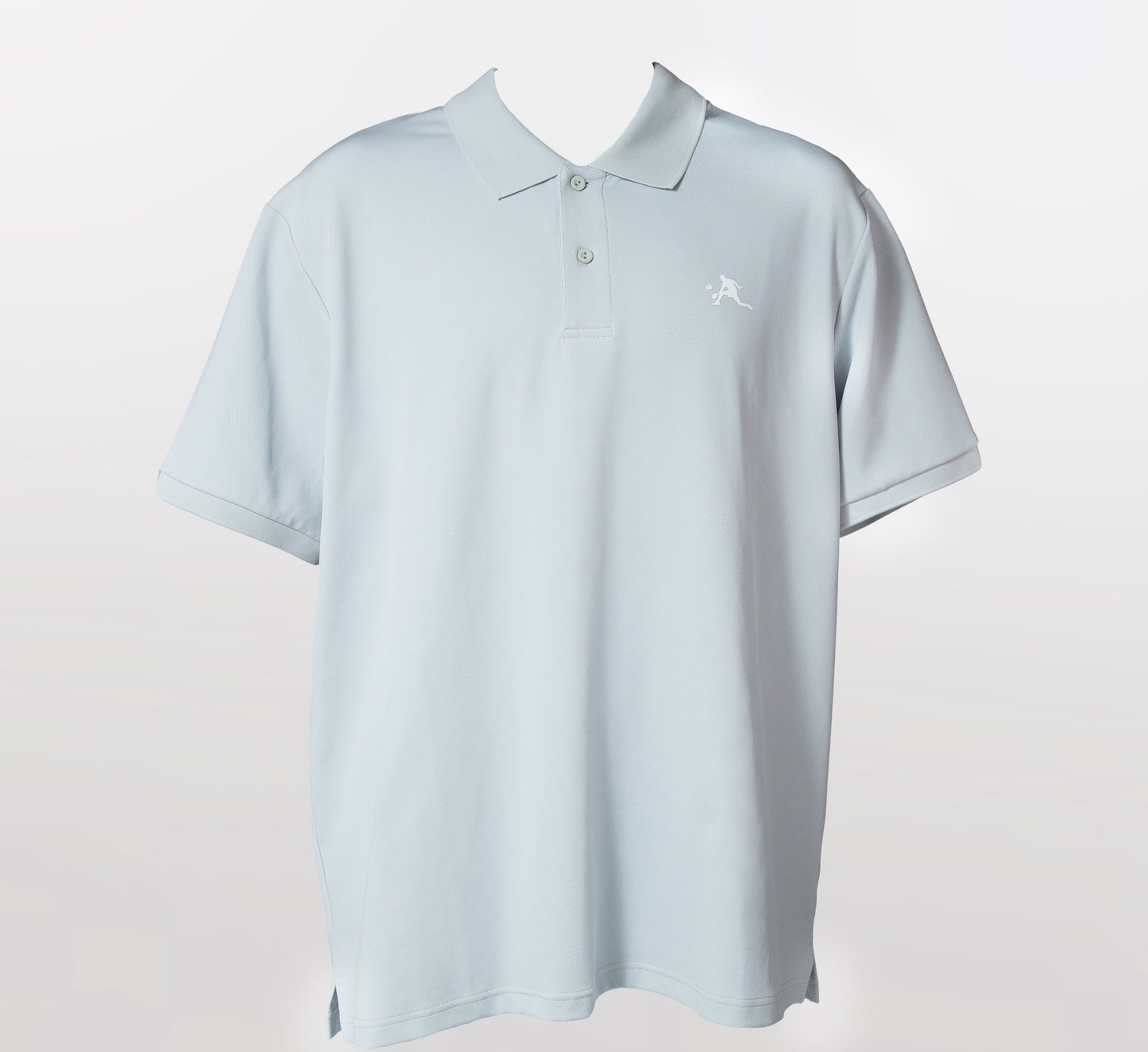 Grey chandail polo élégant sport pickleball hommes Gris