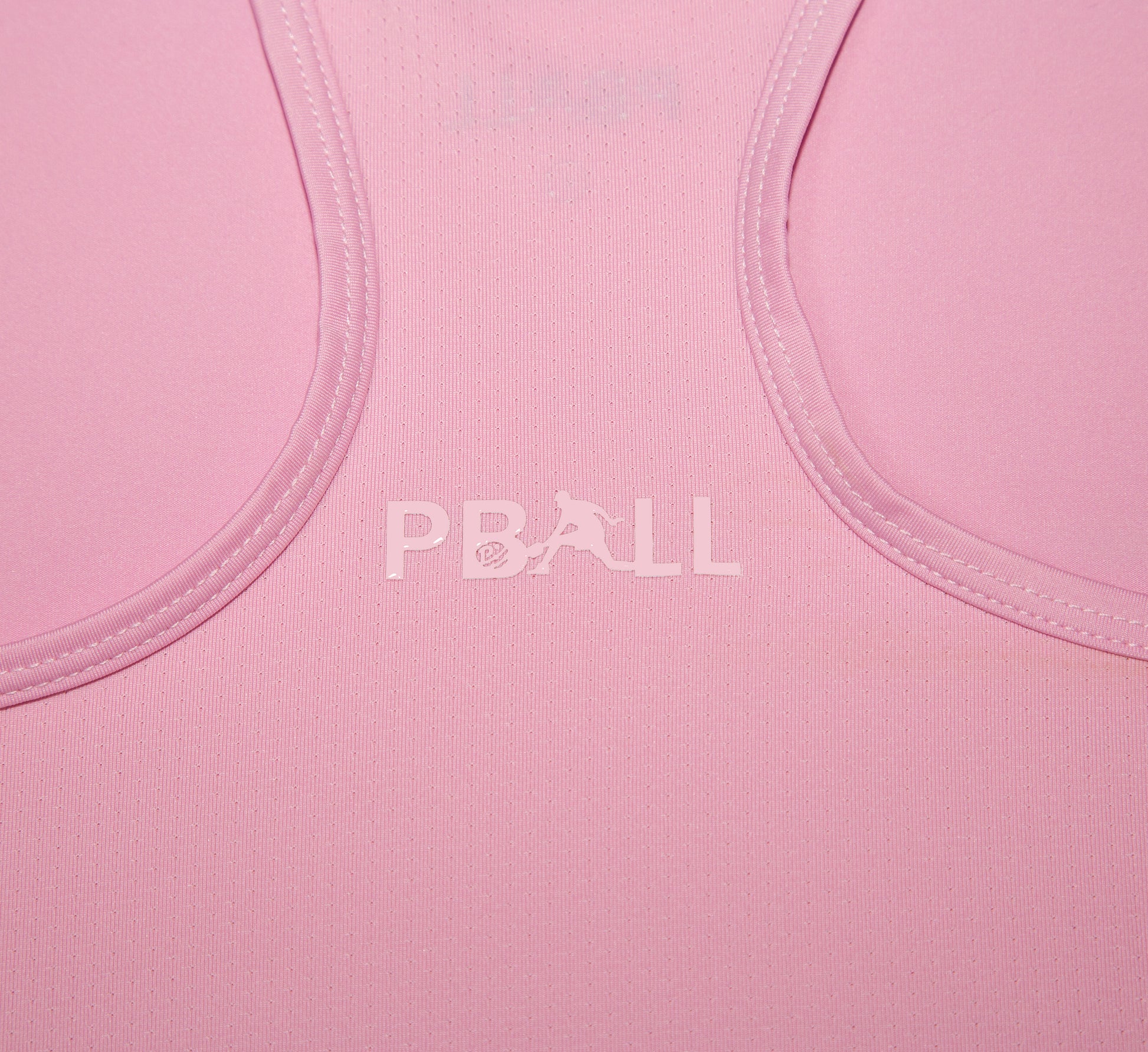 Pink sport performance pickleball mesh tank top Rose