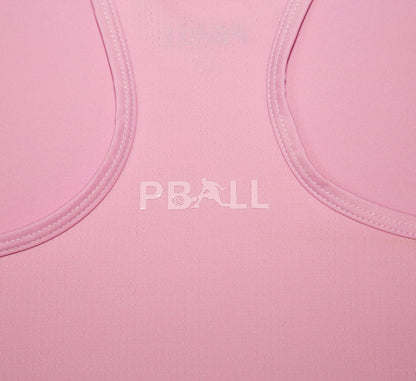 Pink sport performance pickleball mesh tank top Rose