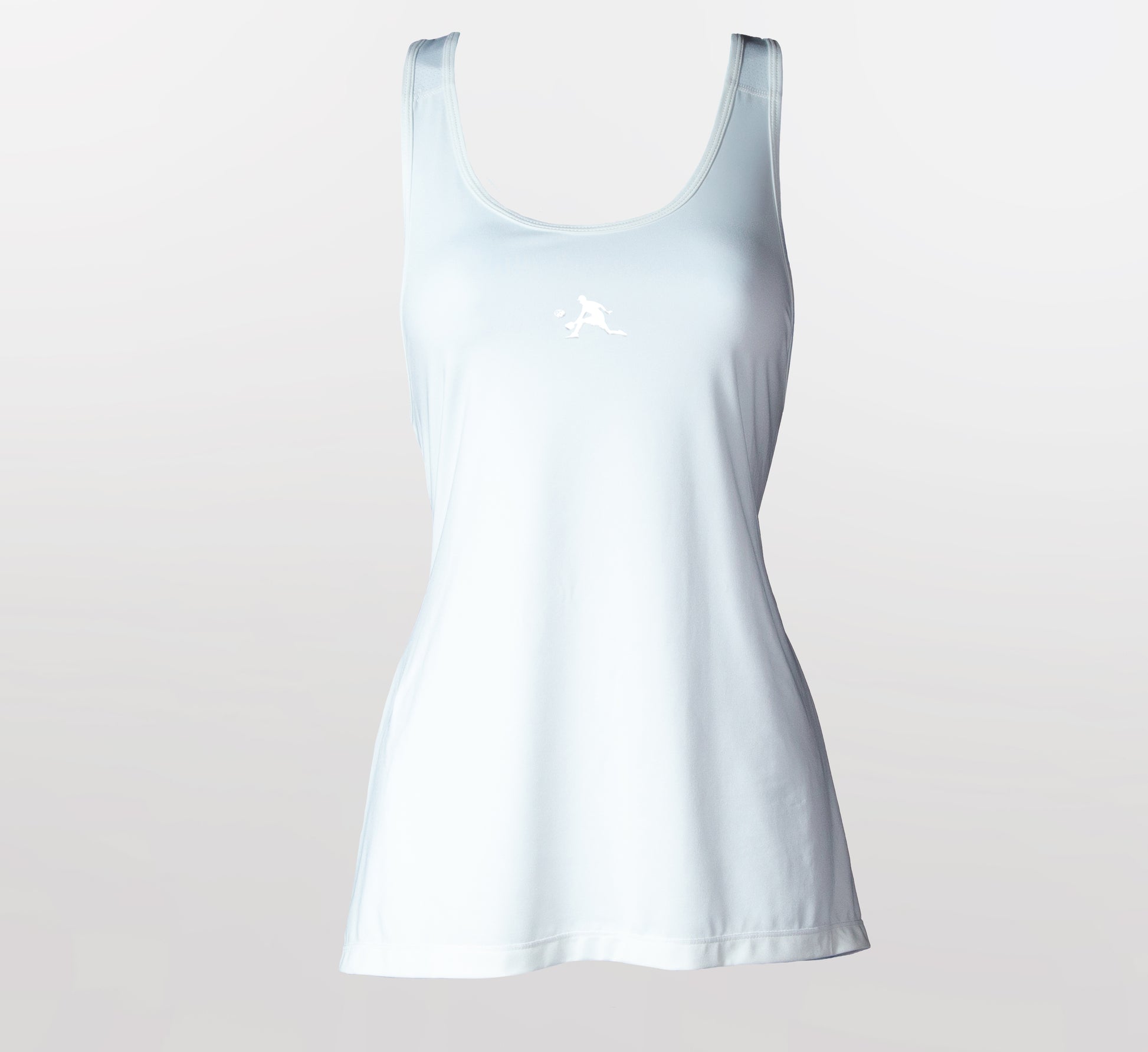 White camisole mesh sport performance pickleball Blanc
