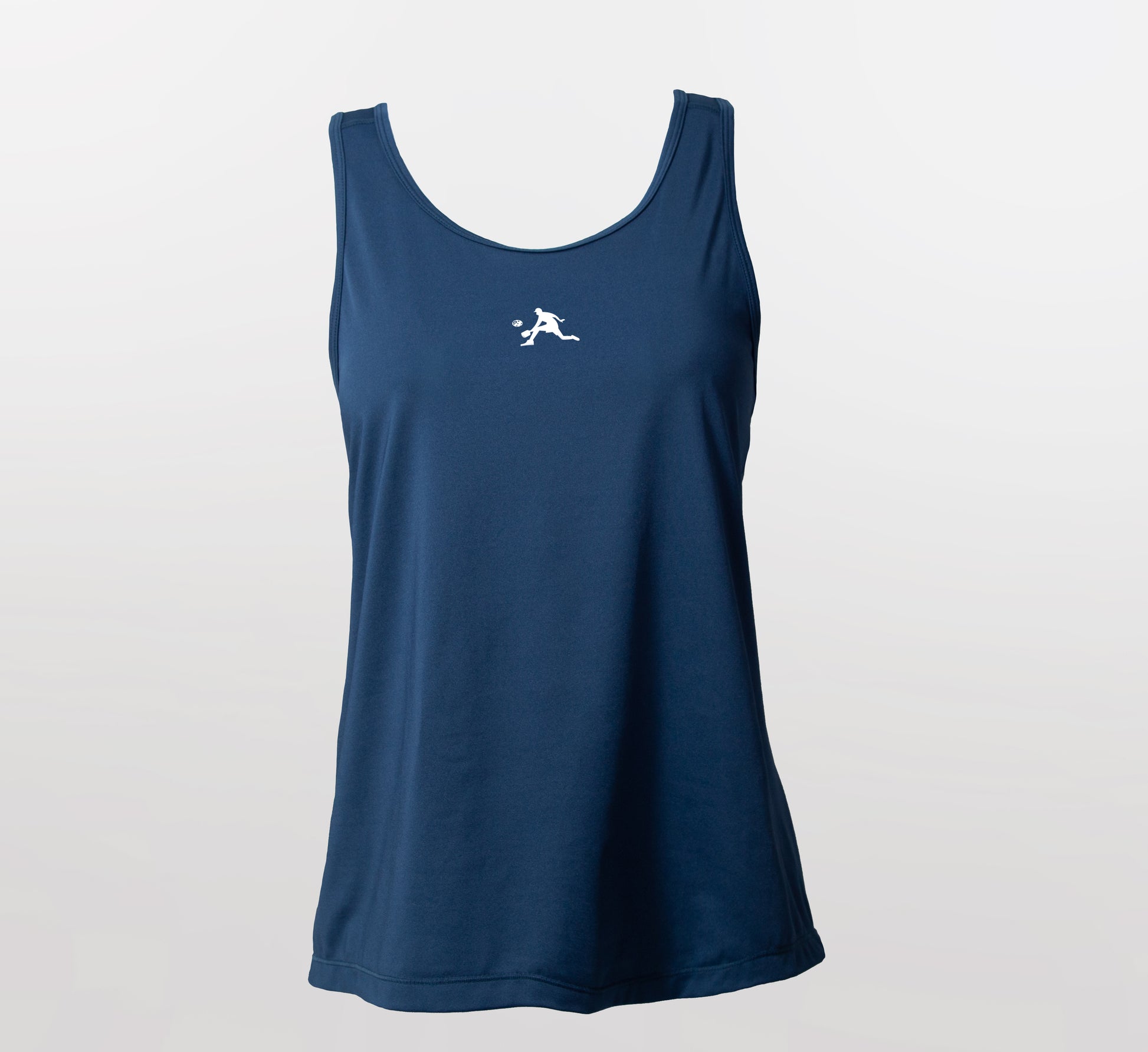 Blue camisole mesh sport performance pickleball Bleu