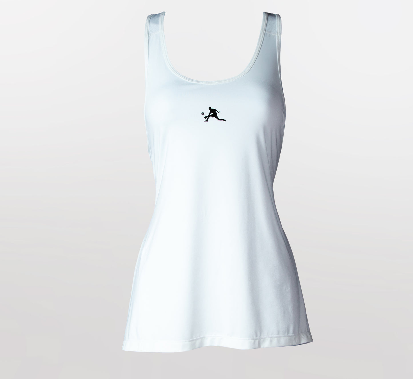 White camisole mesh sport performance pickleball  Blanc