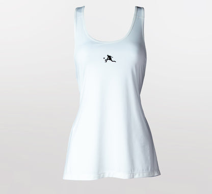 White camisole mesh sport performance pickleball  Blanc