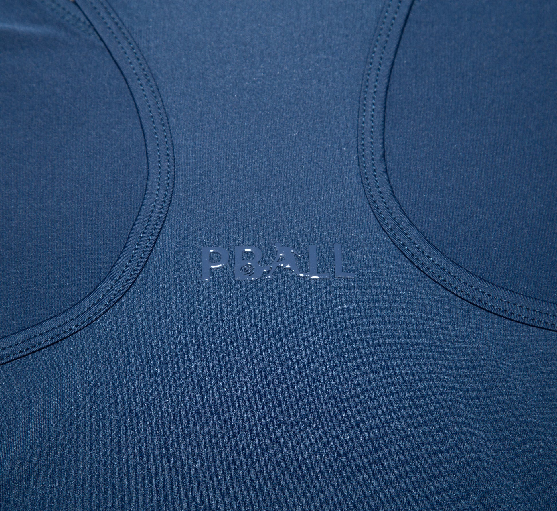 Blue sport performance pickleball mesh tank top Bleu