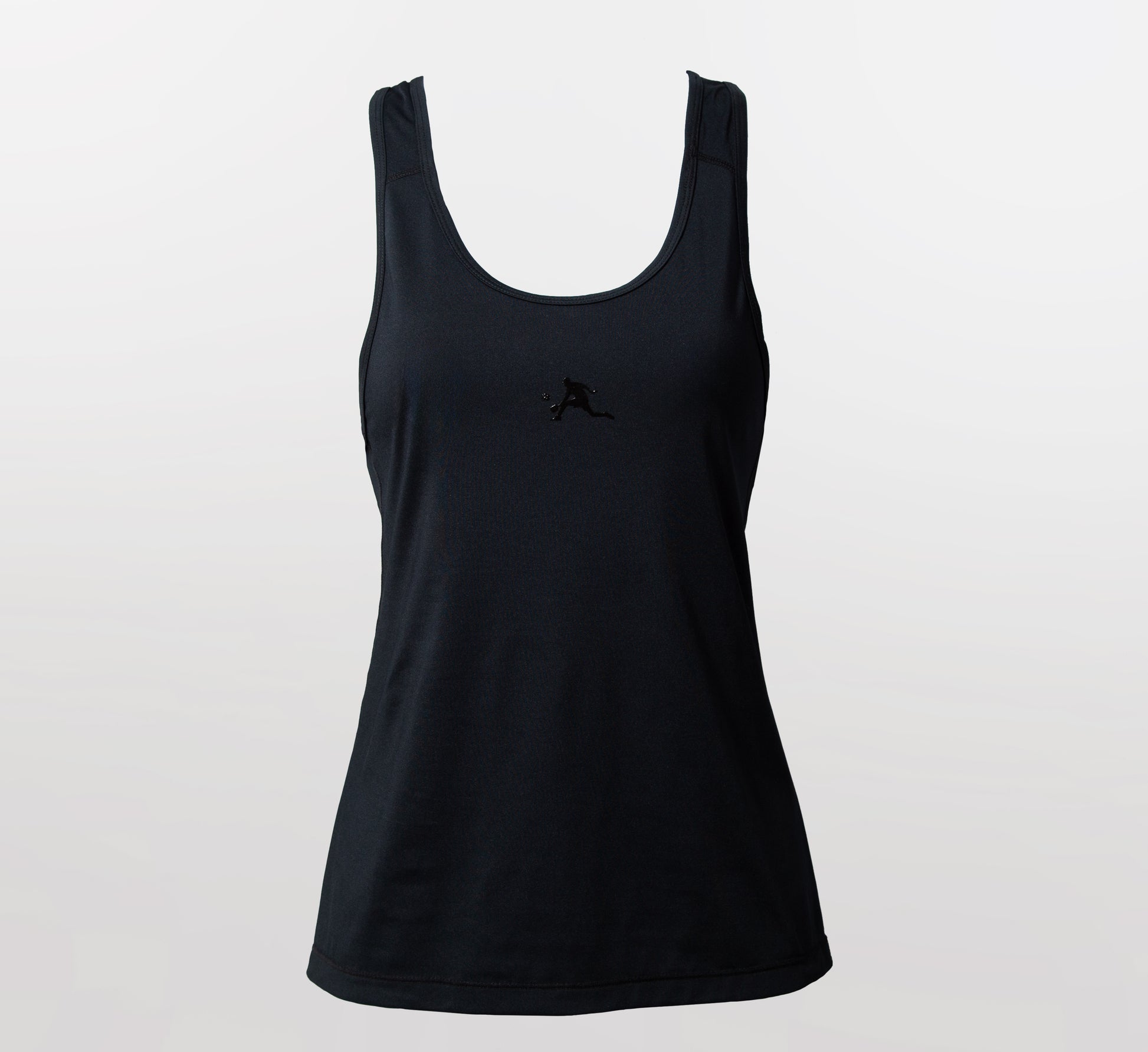 Black camisole mesh sport performance pickleball Noir