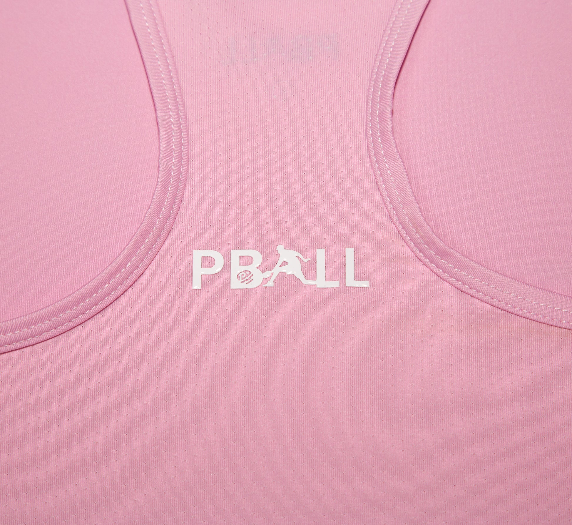 Pink sport performance pickleball mesh tank top Rose
