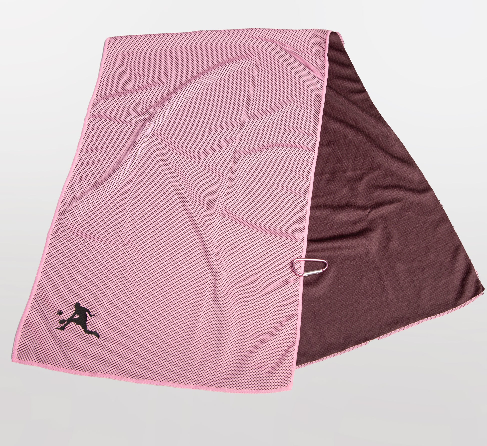 Pink pickleball cooling towel Rose