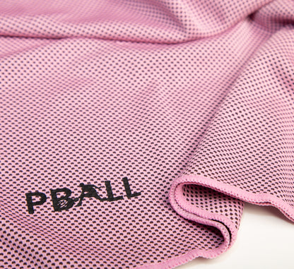 Pink serviette rafraichissante pickleball Rose