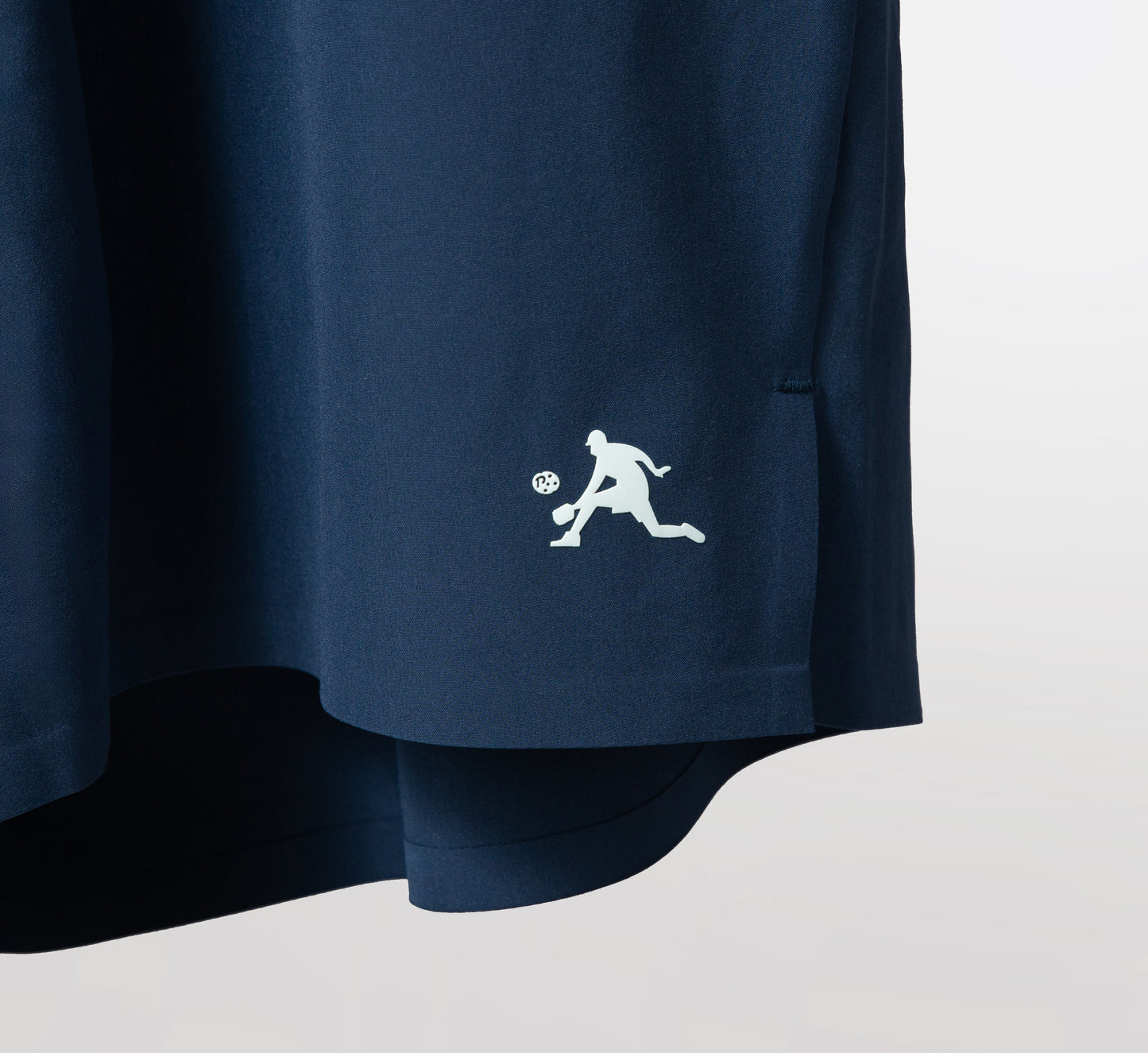 Blue short hommes 2 en 1 sport performance pickleball Bleu