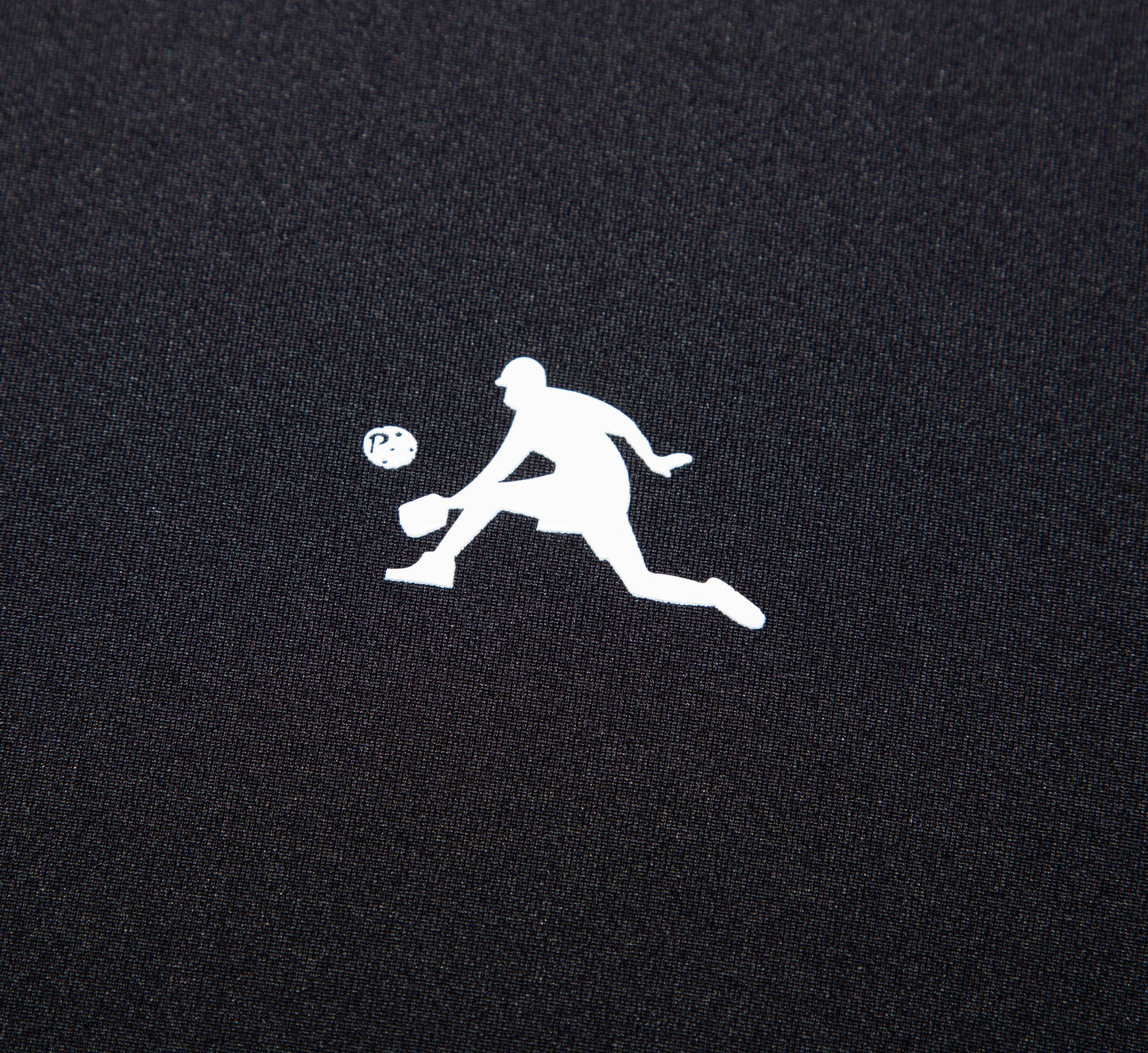 Black quick dry cooling performance pickleball men t-shirt Noir