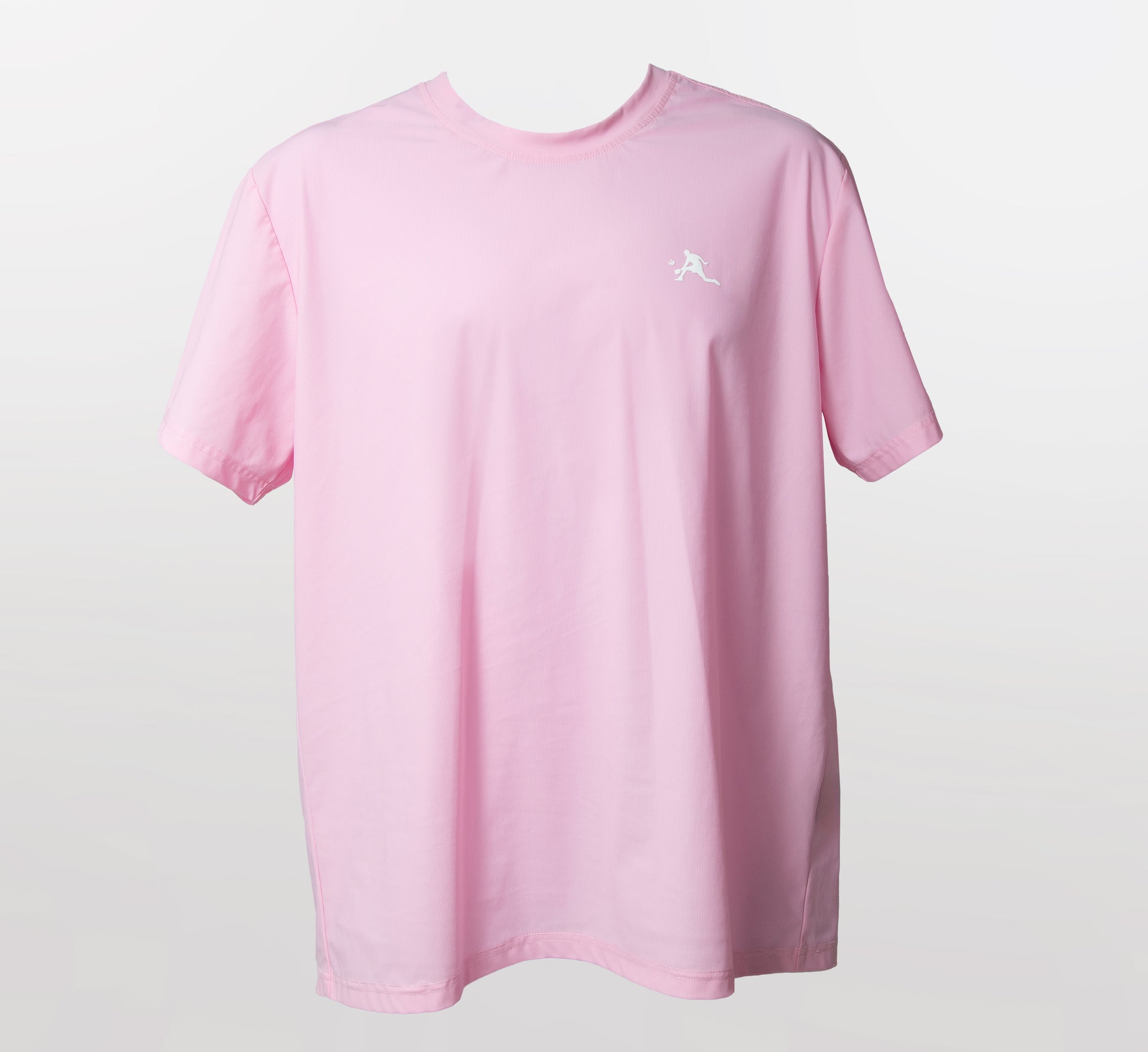 Pink quick dry cooling performance pickleball men t-shirt Rose