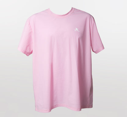 Pink quick dry cooling performance pickleball men t-shirt Rose
