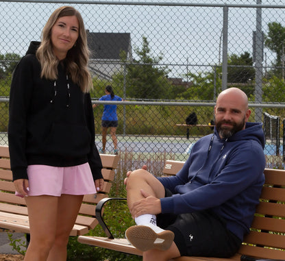 Blue Women Pickleball Cozy Hoodie – Warm & Quilted