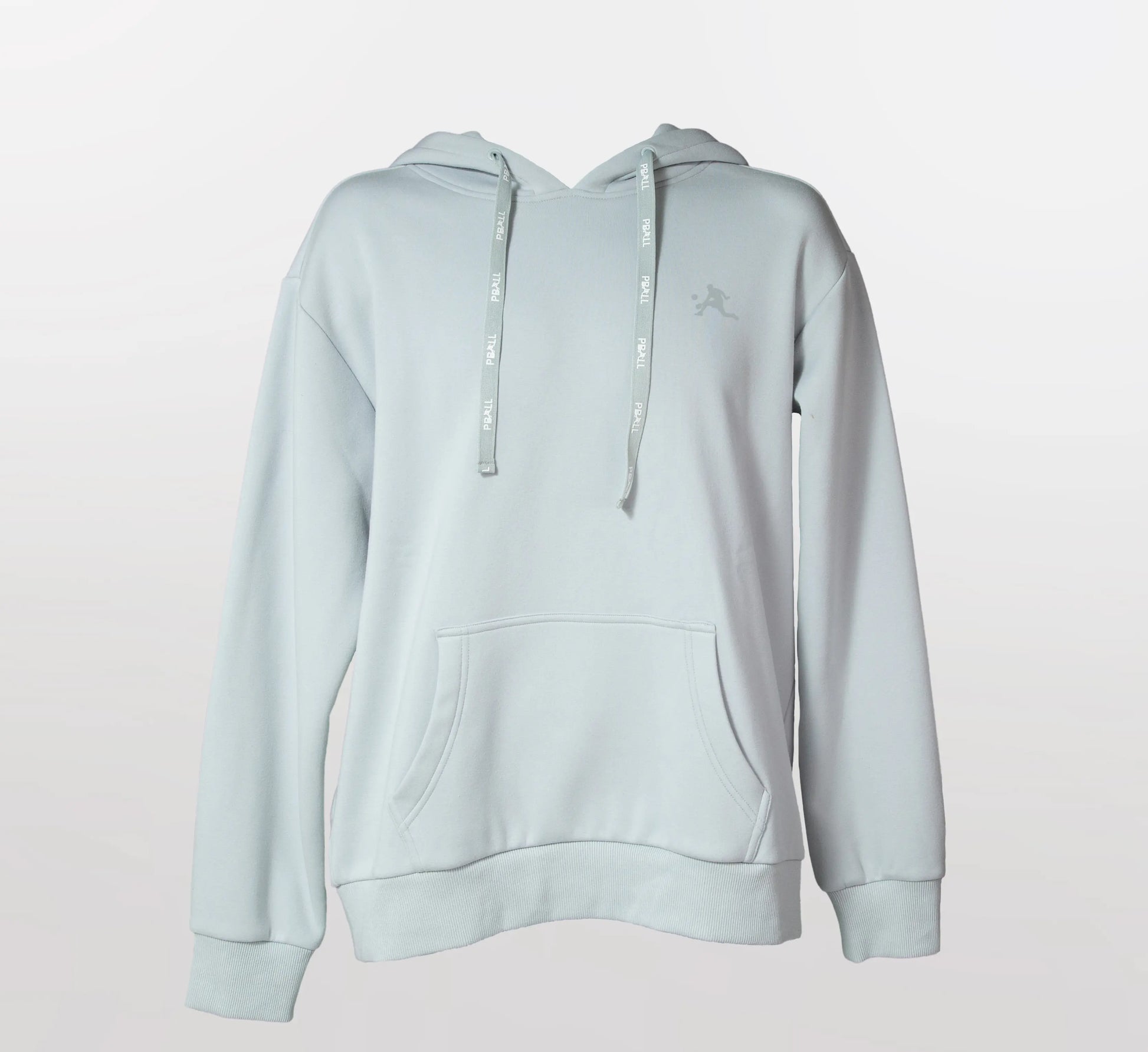 Light Grey hoodie on a light background Gris