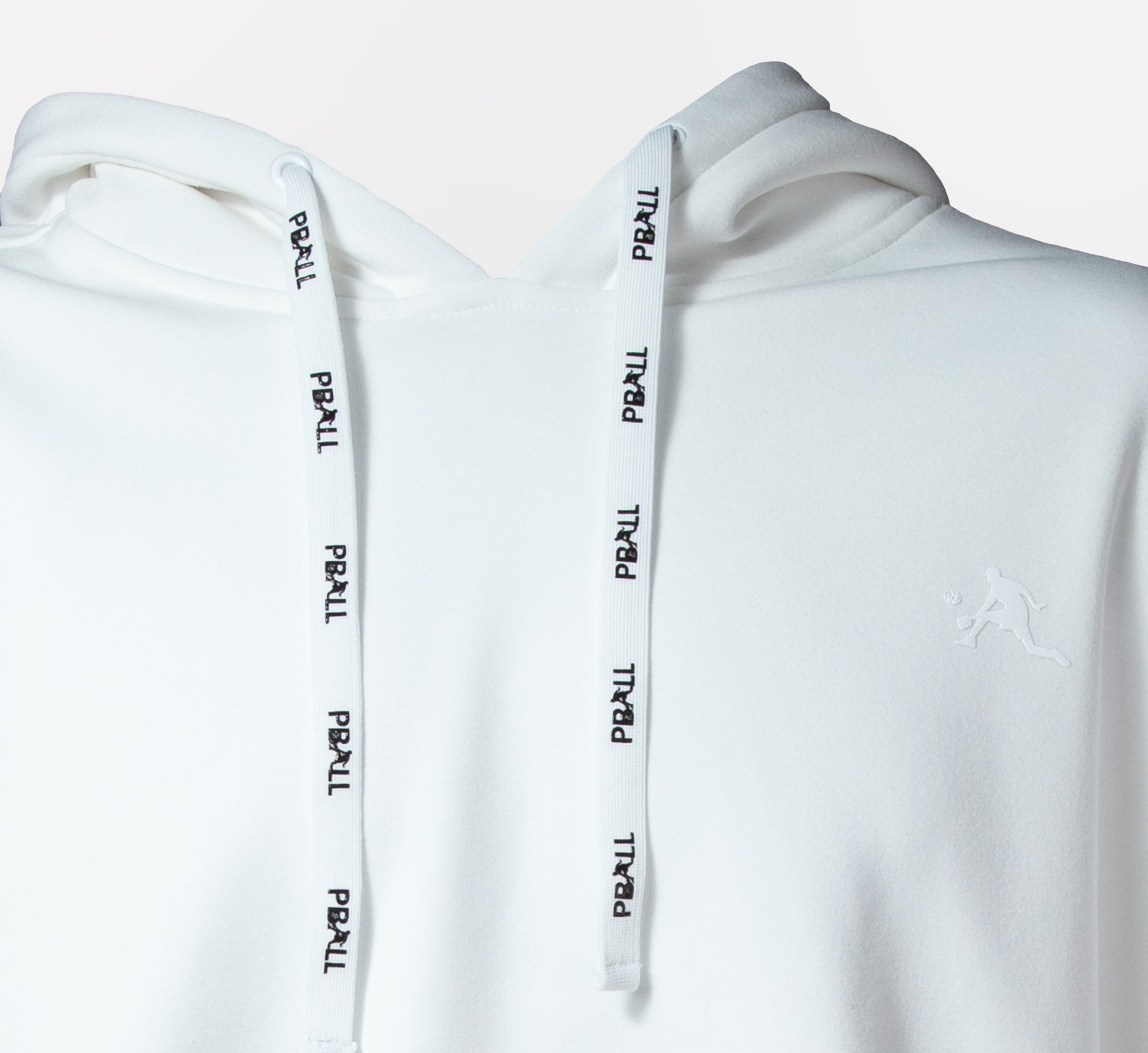 White sport pickleball hoodie Blanc
