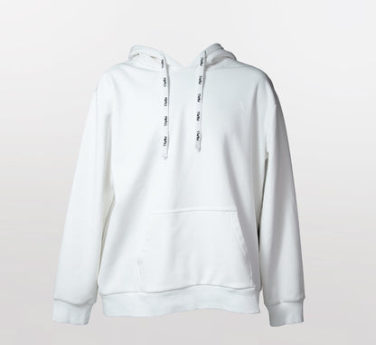 White pickleball sport hoodie Blanc