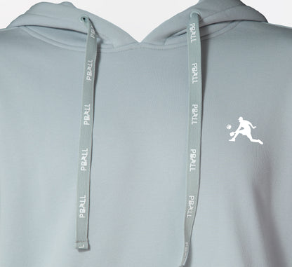 Grey Chandail capuchon sport pickleball Gris