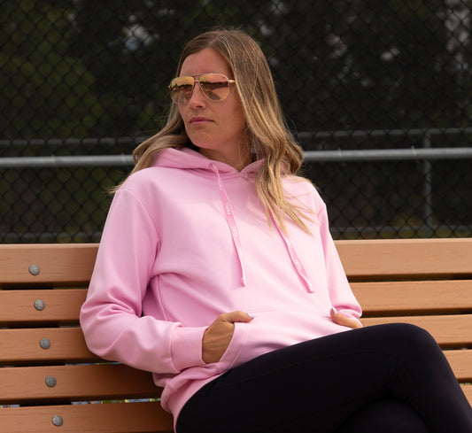 Pink sport pickleball hoodie Rose