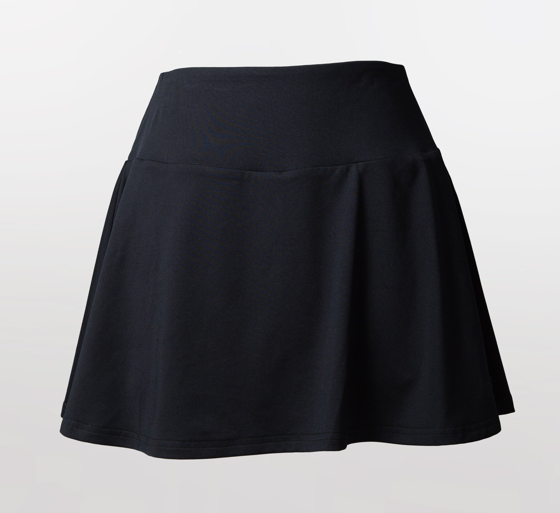 Black jupe short taille haute sport performance pickleball Noir
