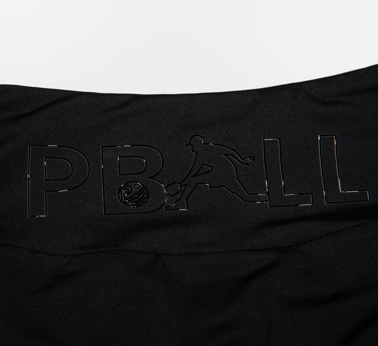 Black high waisted sport performance pickleball skort Noir
