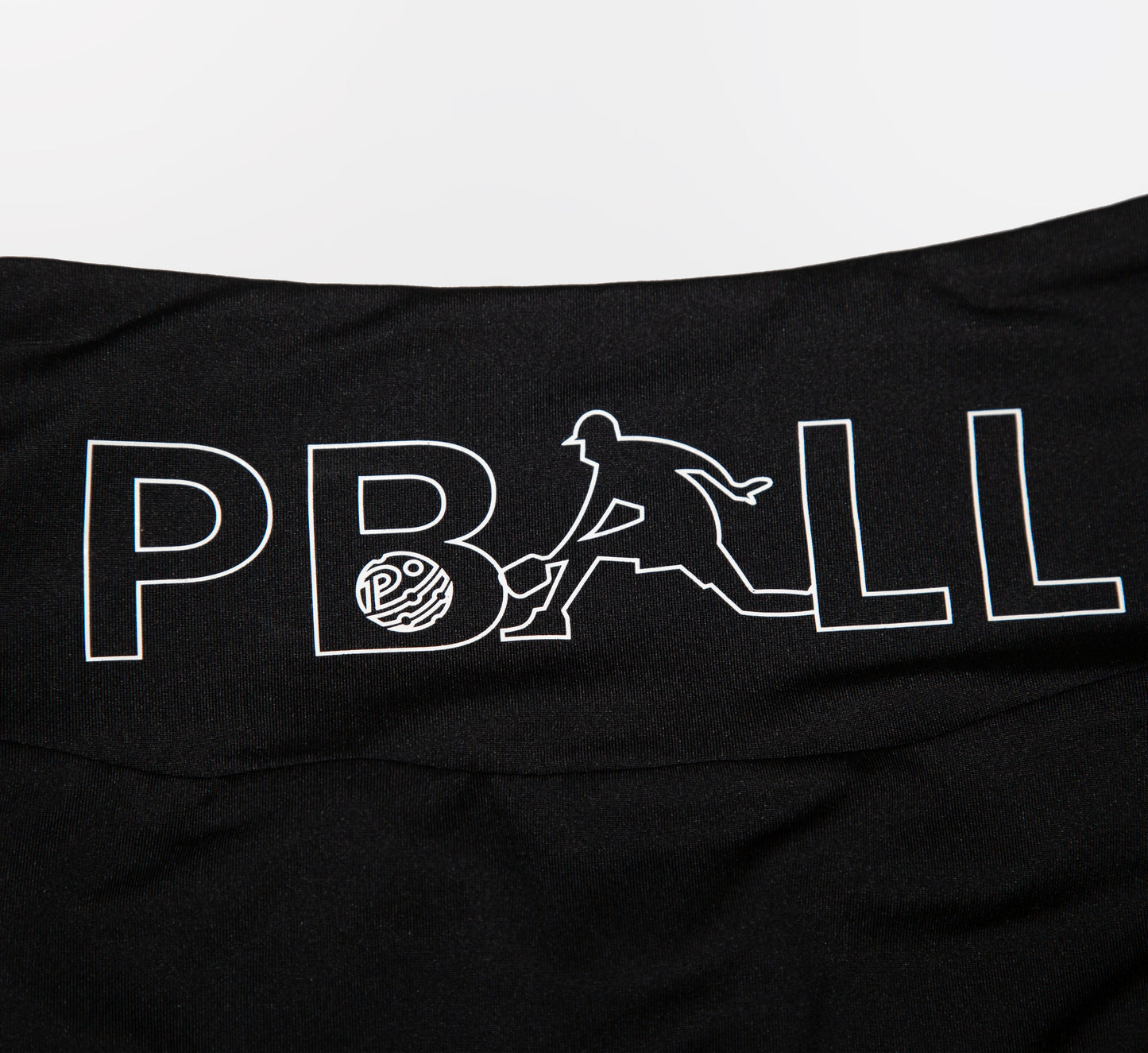 Black jupe short taille haute sport performance pickleball Noir