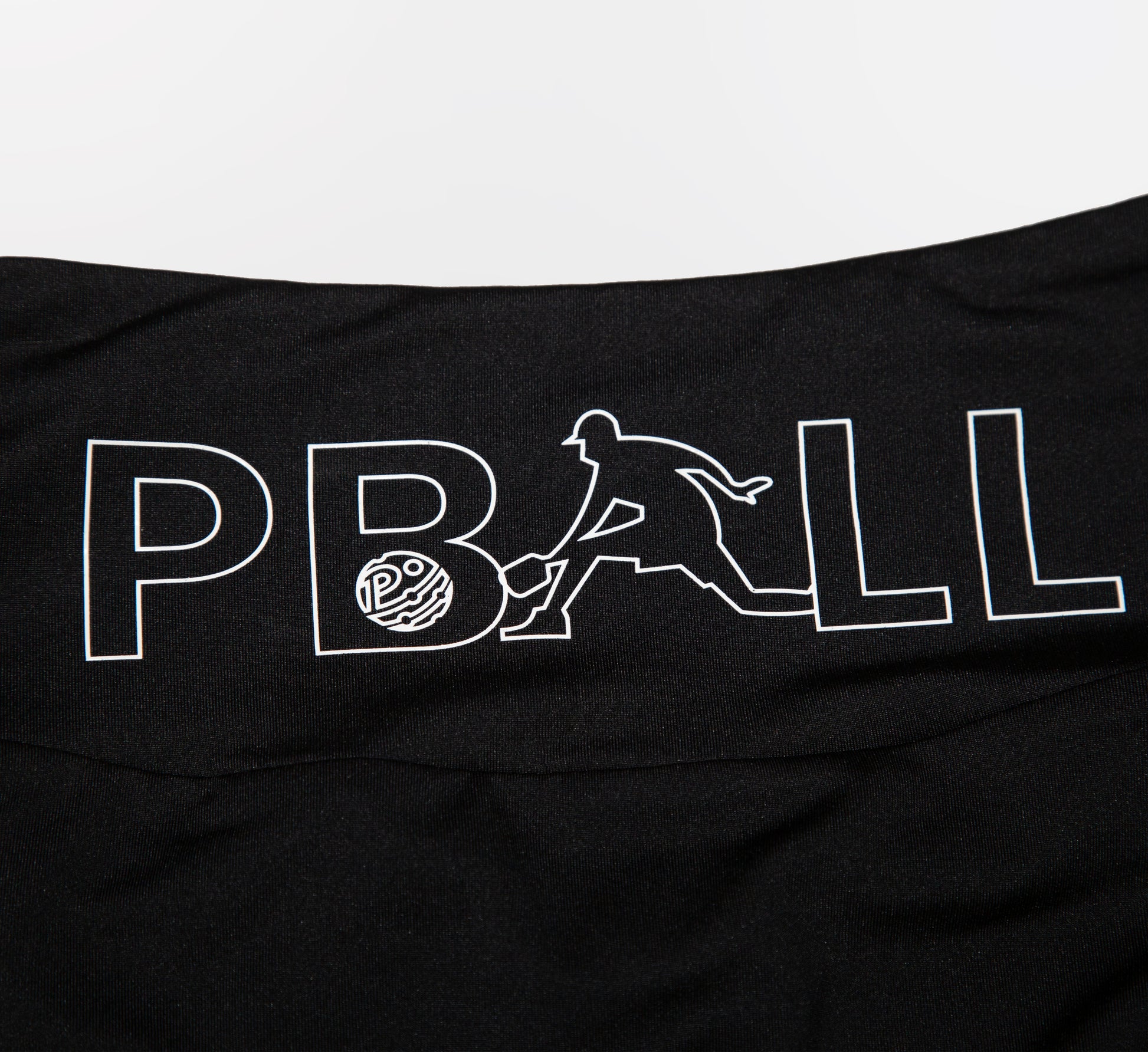 Black jupe short taille haute sport performance pickleball Noir