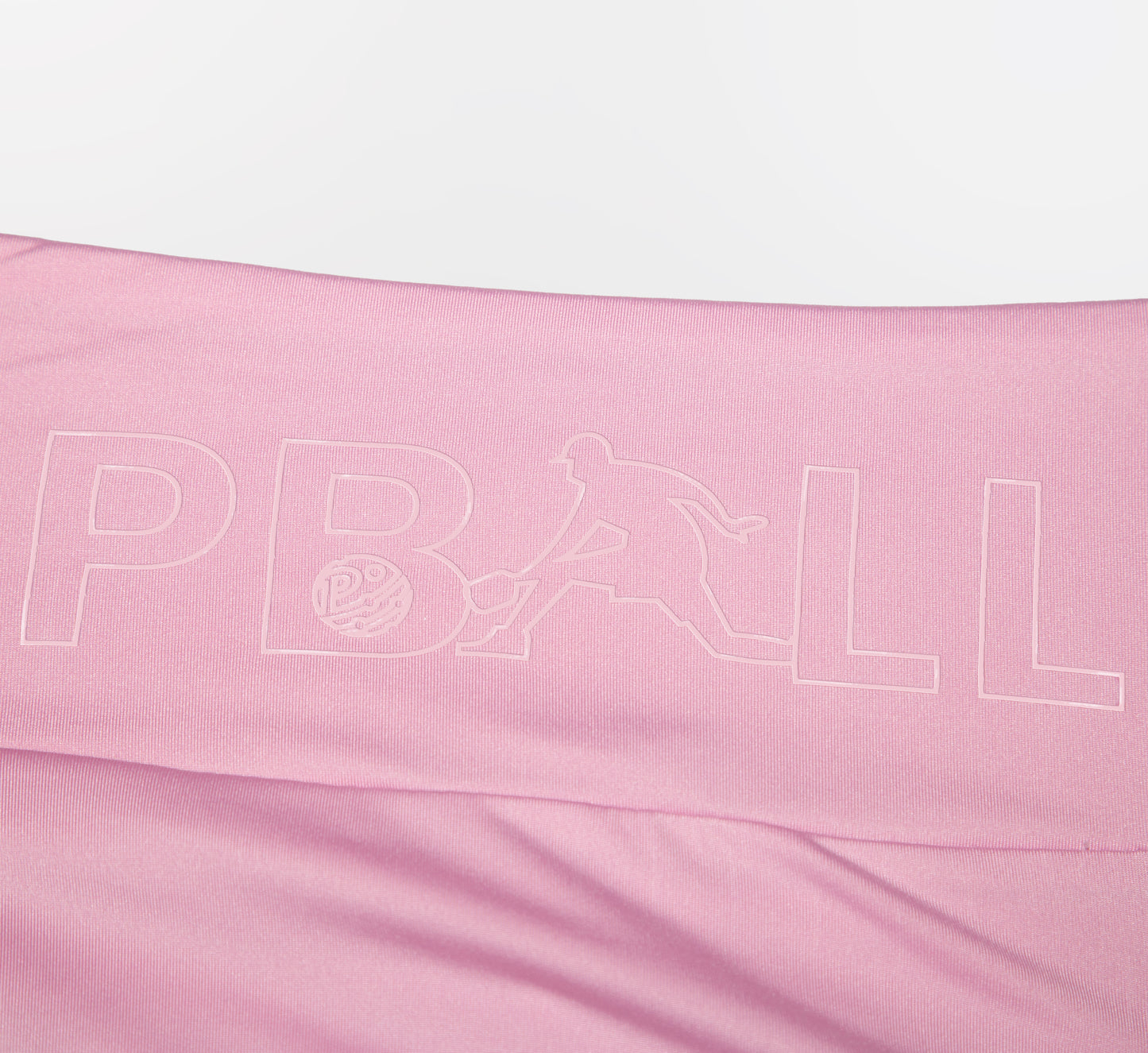 Pink high waisted sport performance pickleball skort Rose