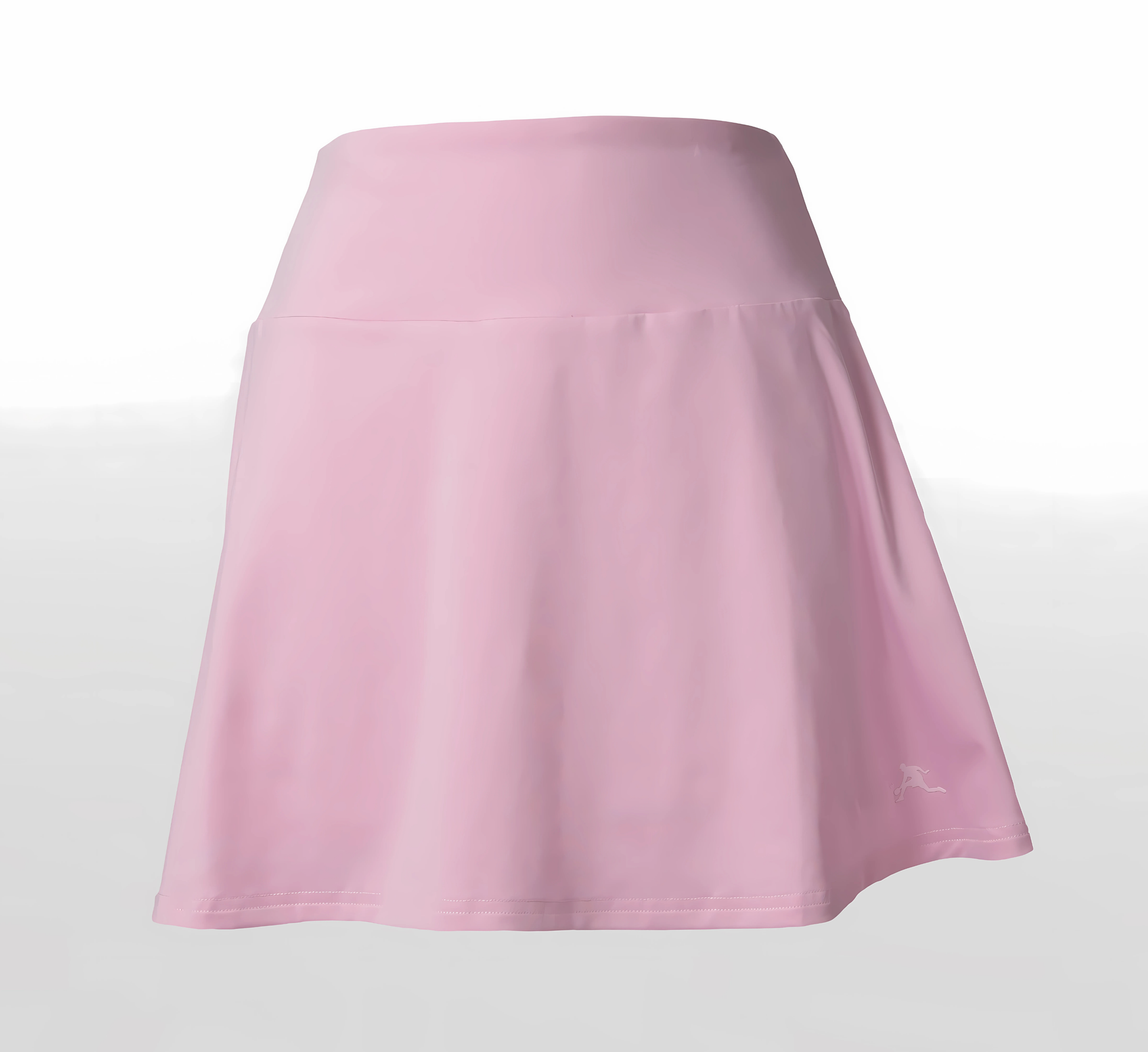 Pink jupe short taille haute performance pickleball Rose