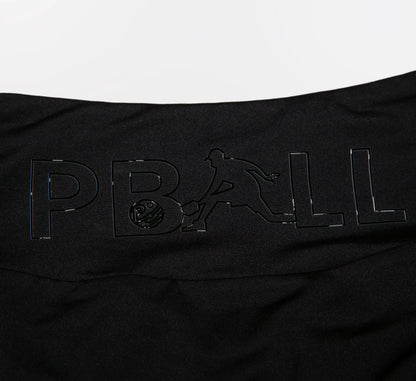 Black skirt with PBALL logo on a white background Noir