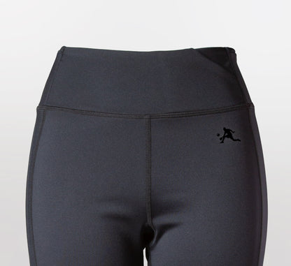 Black high waisted mesh sport performance pickleball legging Noir