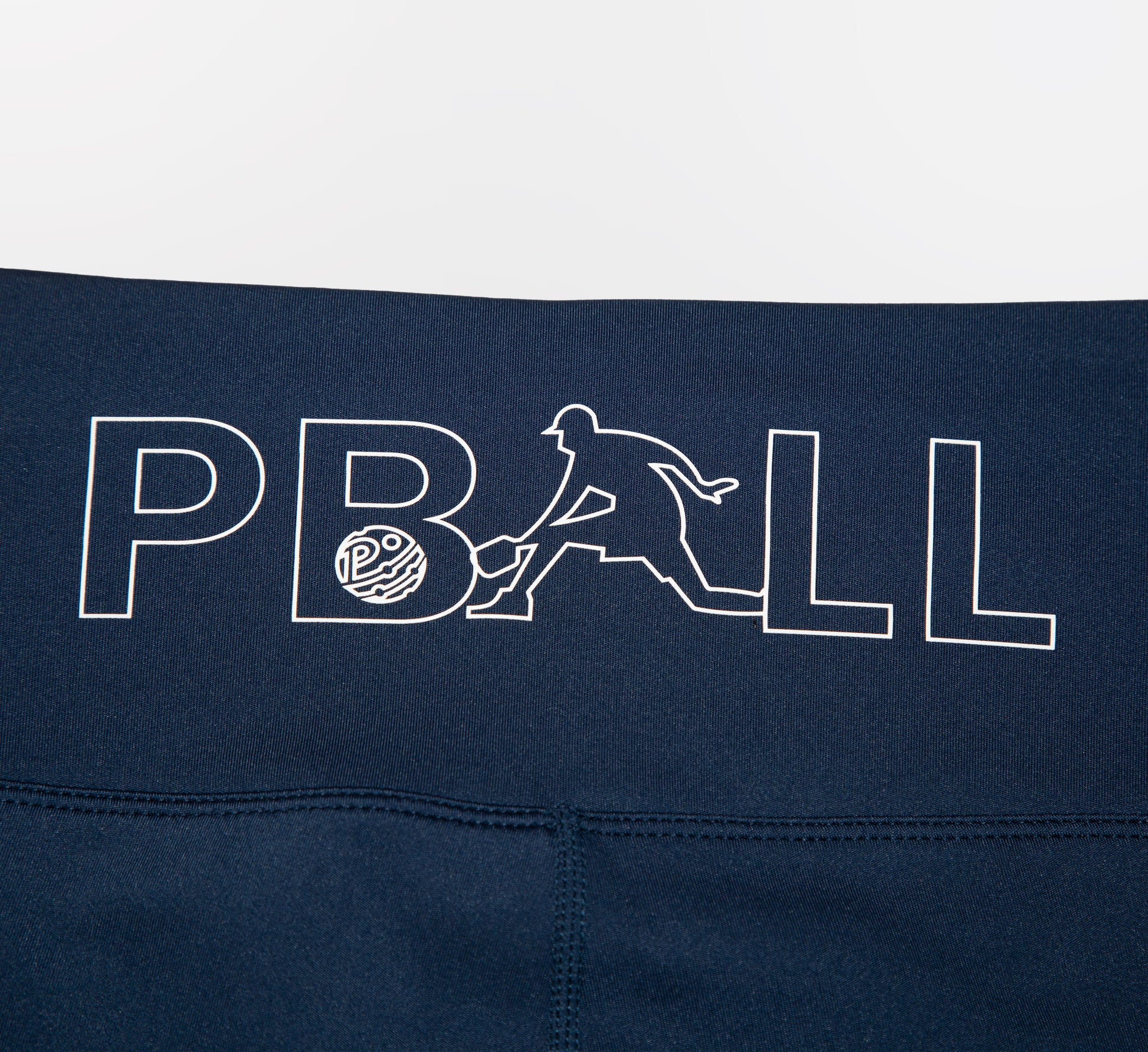Blue short style cycliste taille haute pickleball Bleu