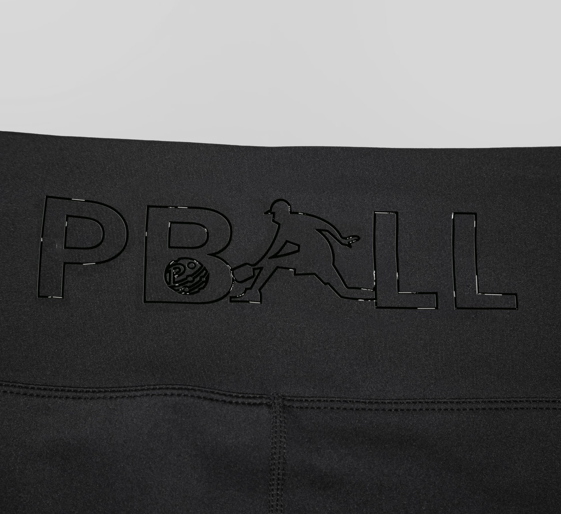 Black short style cycliste taille haute pickleball Noir