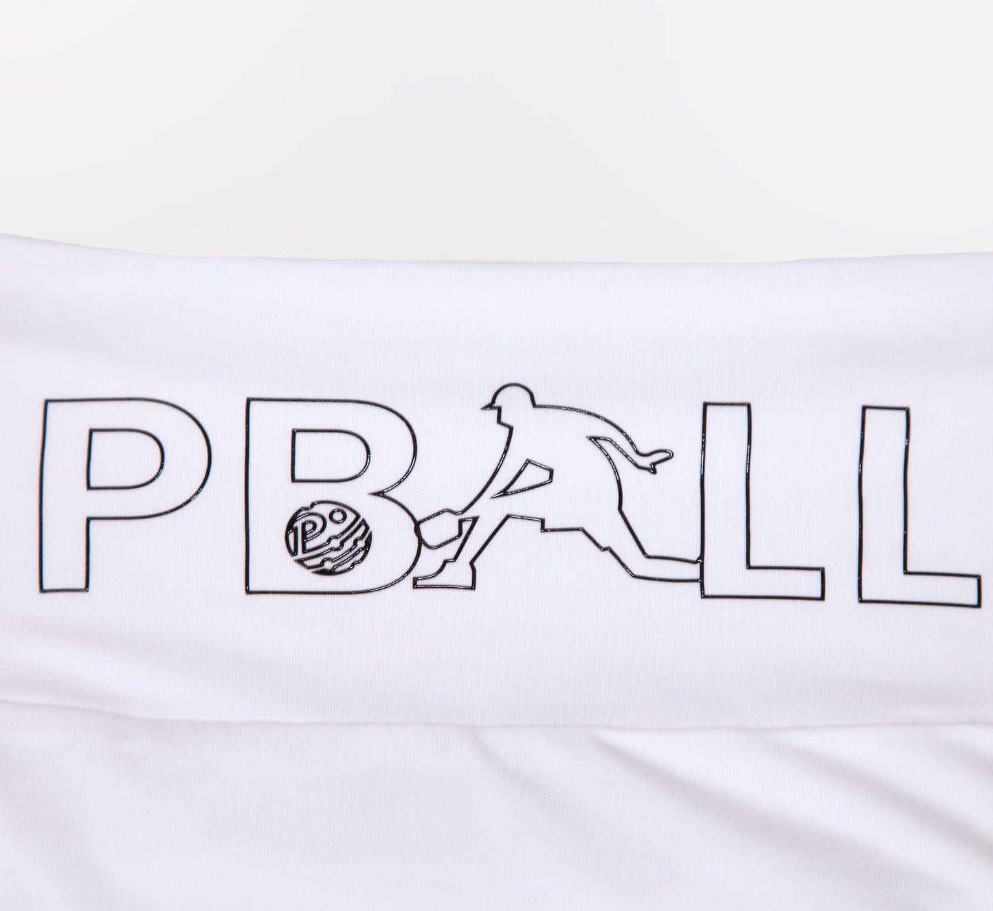 White jupe short taille haute sport performance pickleball Blanc