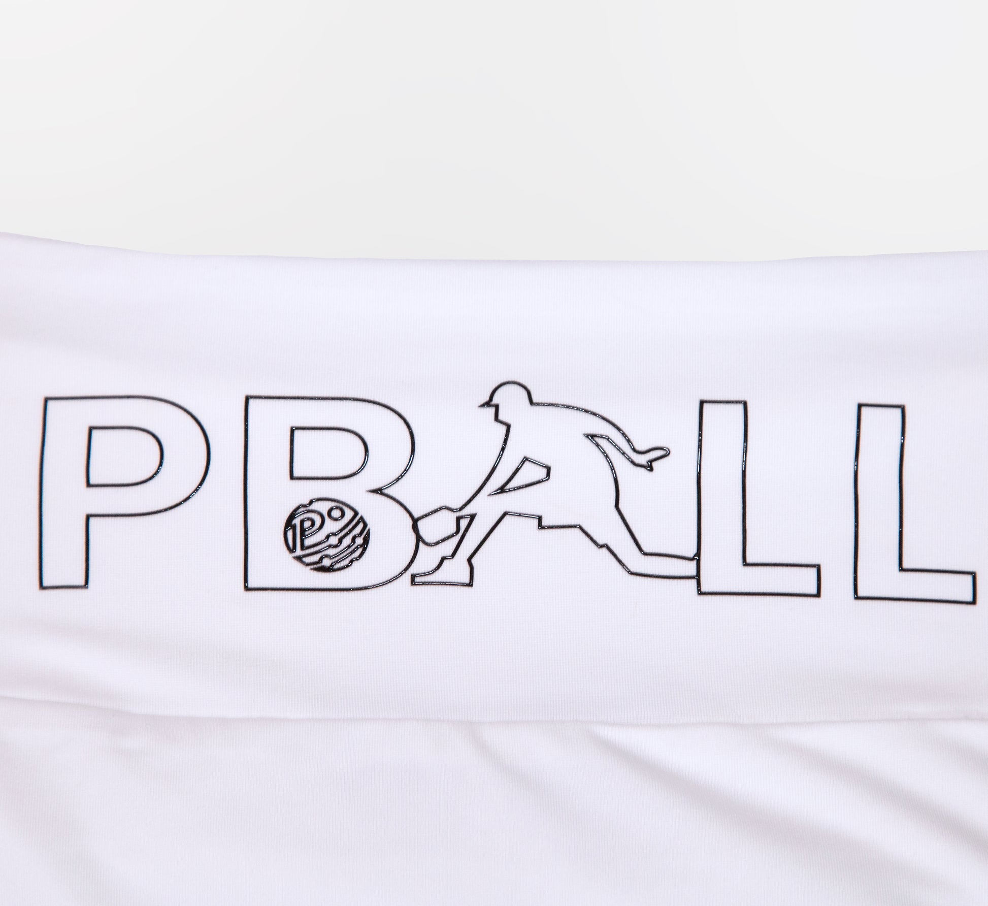 White jupe short taille haute sport performance pickleball Blanc