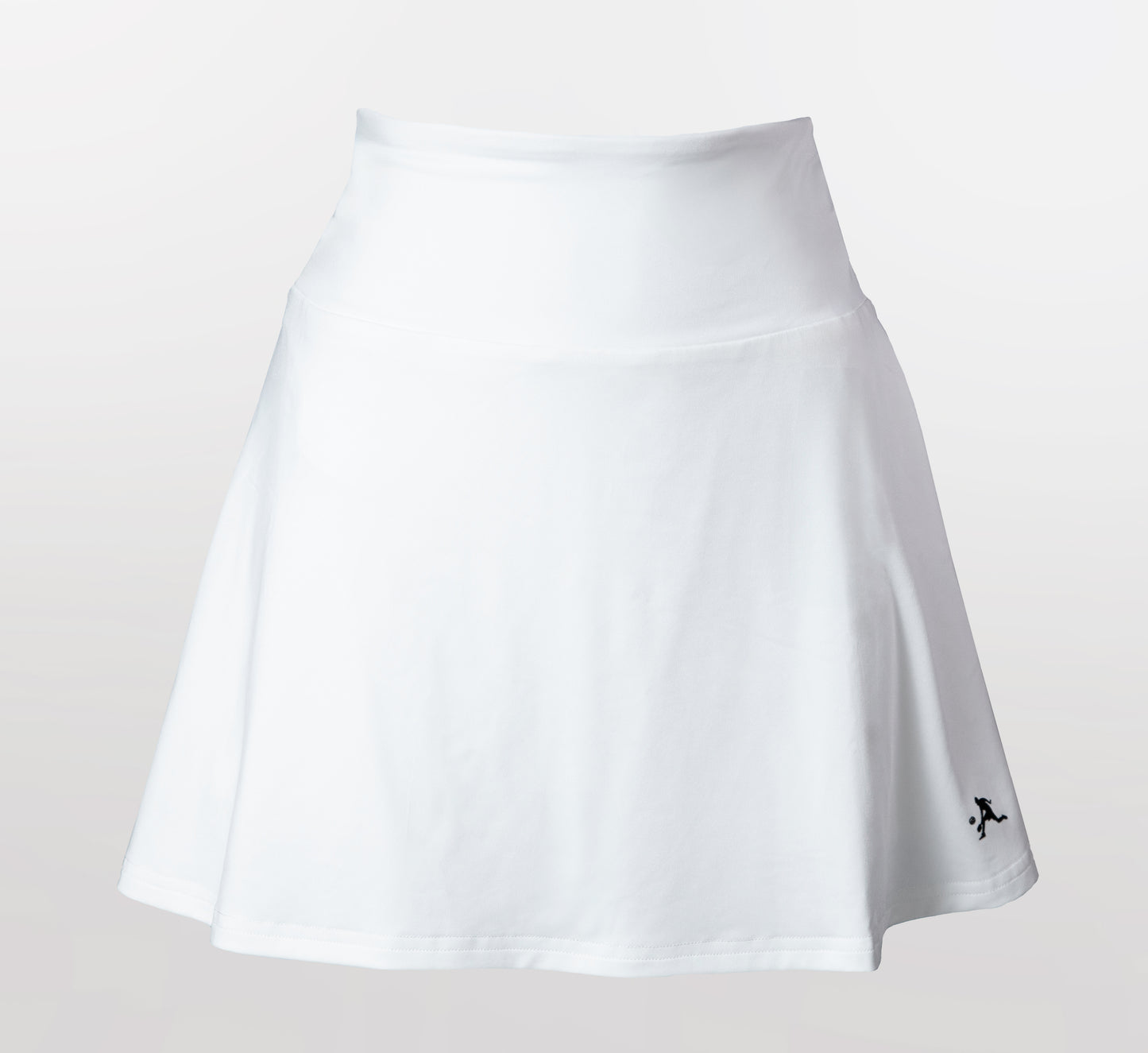 White high waisted sport performance pickleball skort Blanc