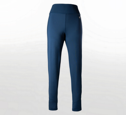Blue legging mesh taille haute sport performance pickleball Bleu
