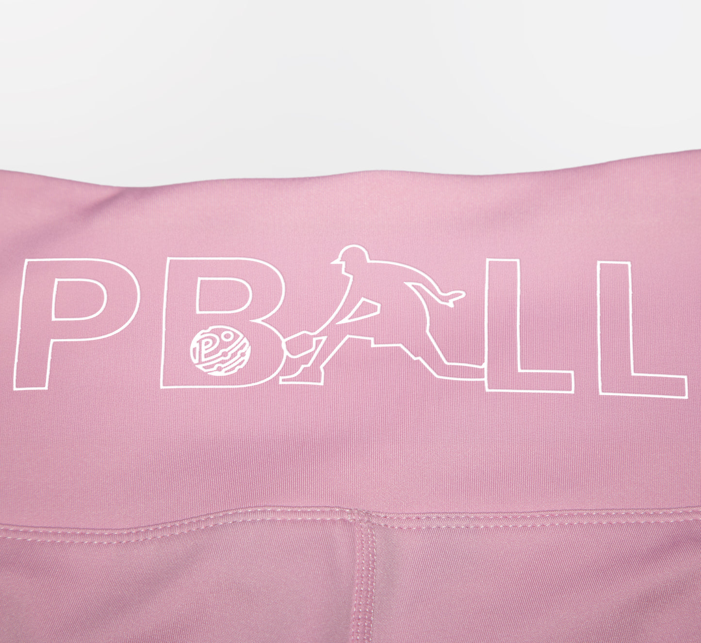 Pink high rise sport performance pickleball biker short Rose