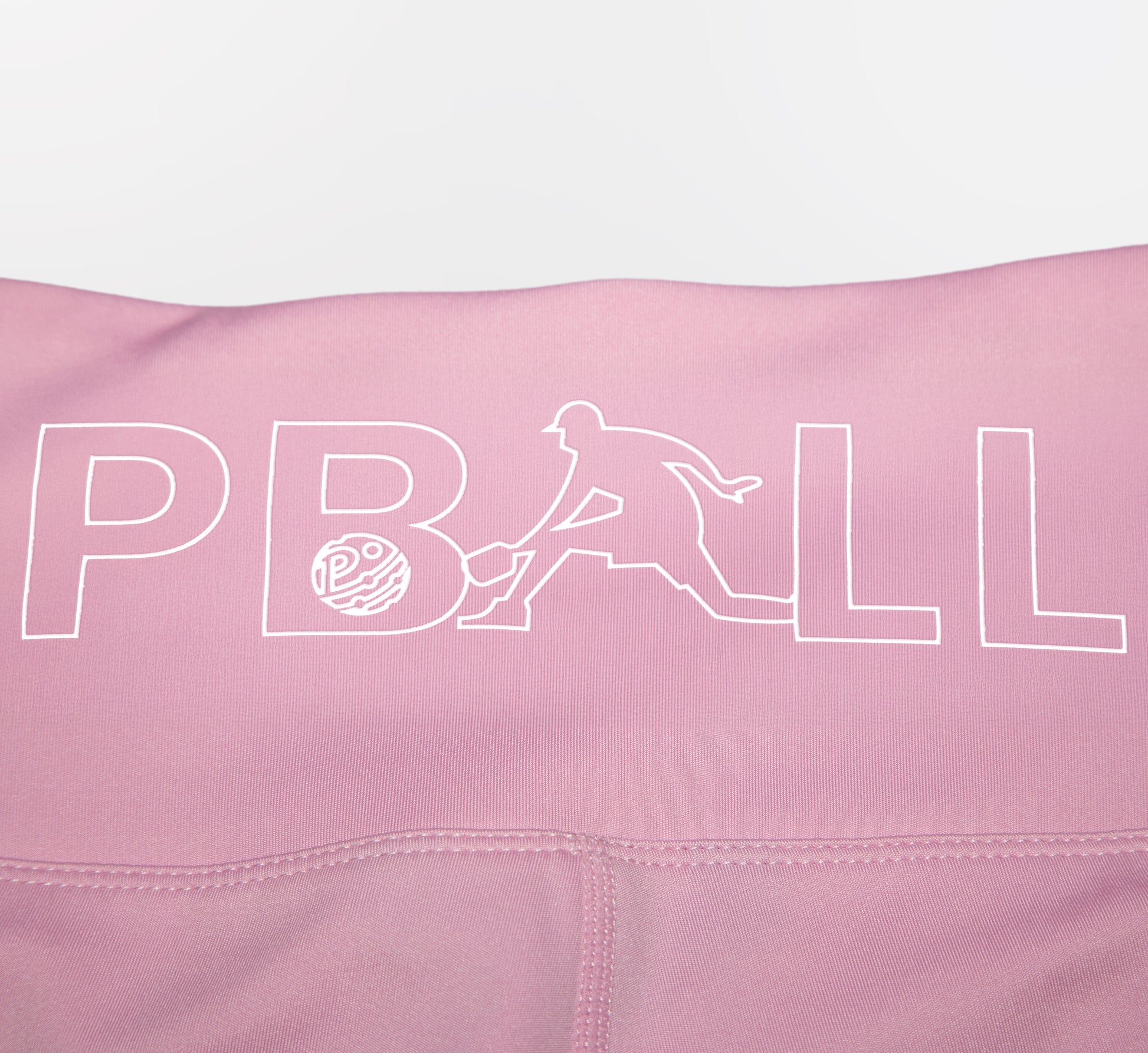 Pink high rise sport performance pickleball biker short Rose