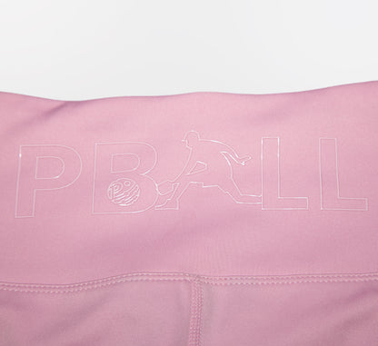 Pink legging mesh taille haute sport performance pickleball Rose