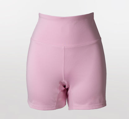 Pink high rise sport performance pickleball biker short Rose