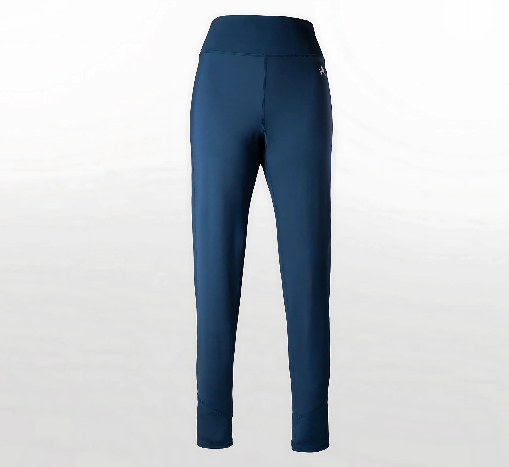 Blue leggings on a white background