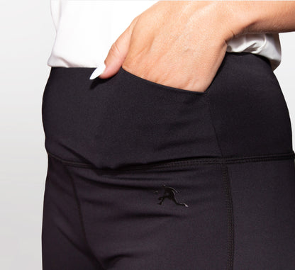 High waisted 2nd skin mesh legging with tone on tone PBALL logo