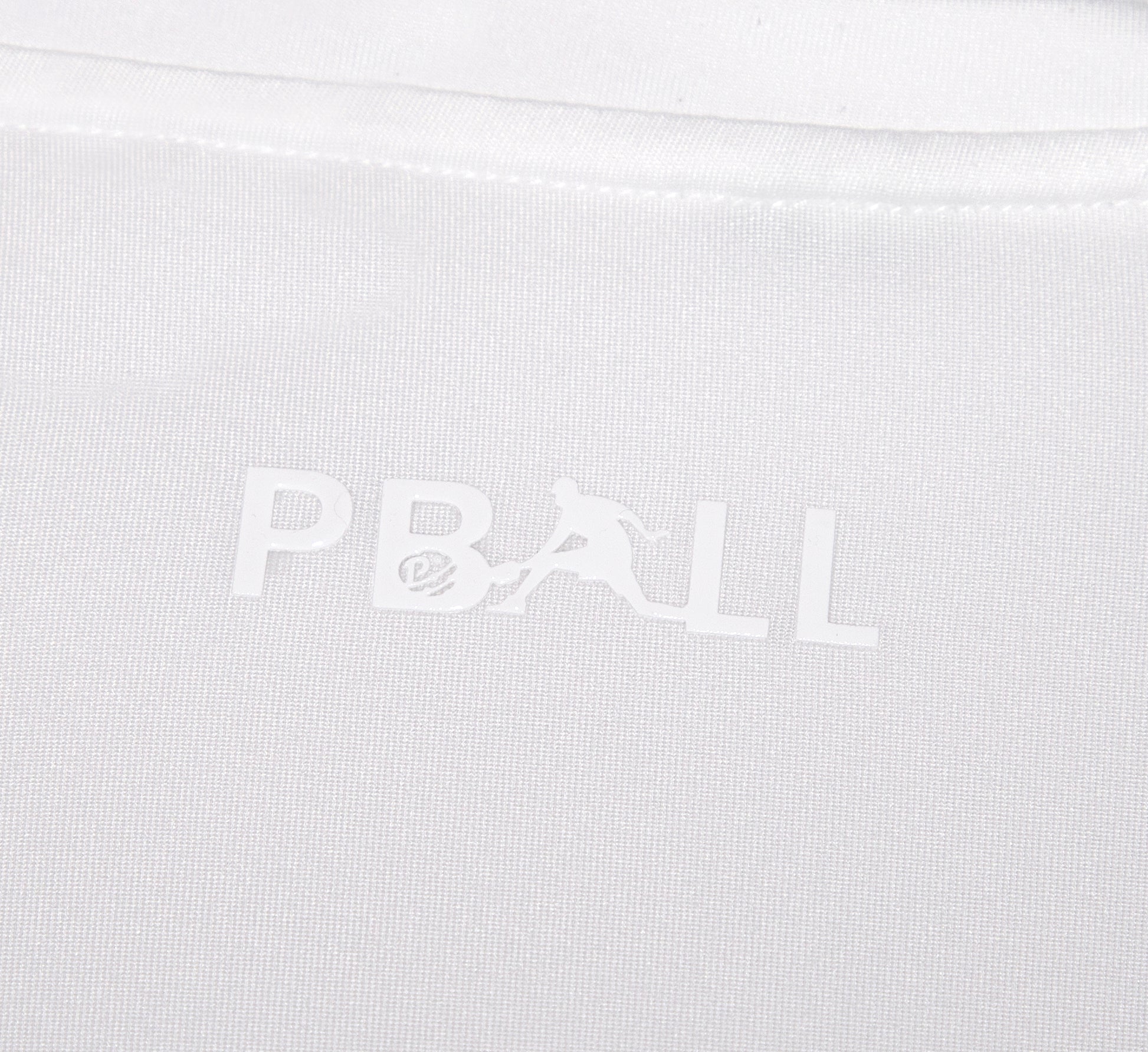 White chandail séchage rapide manche longue pickleball Blanc