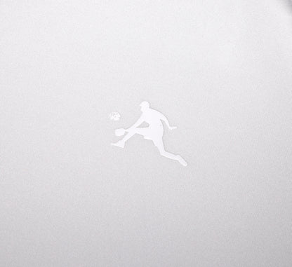 White chandail séchage rapide manche longue pickleball hommes Blanc