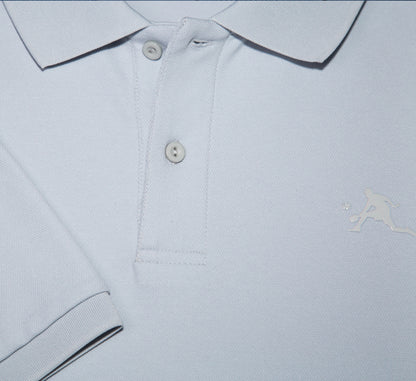 Grey chandail polo élégant sport pickleball hommes Gris