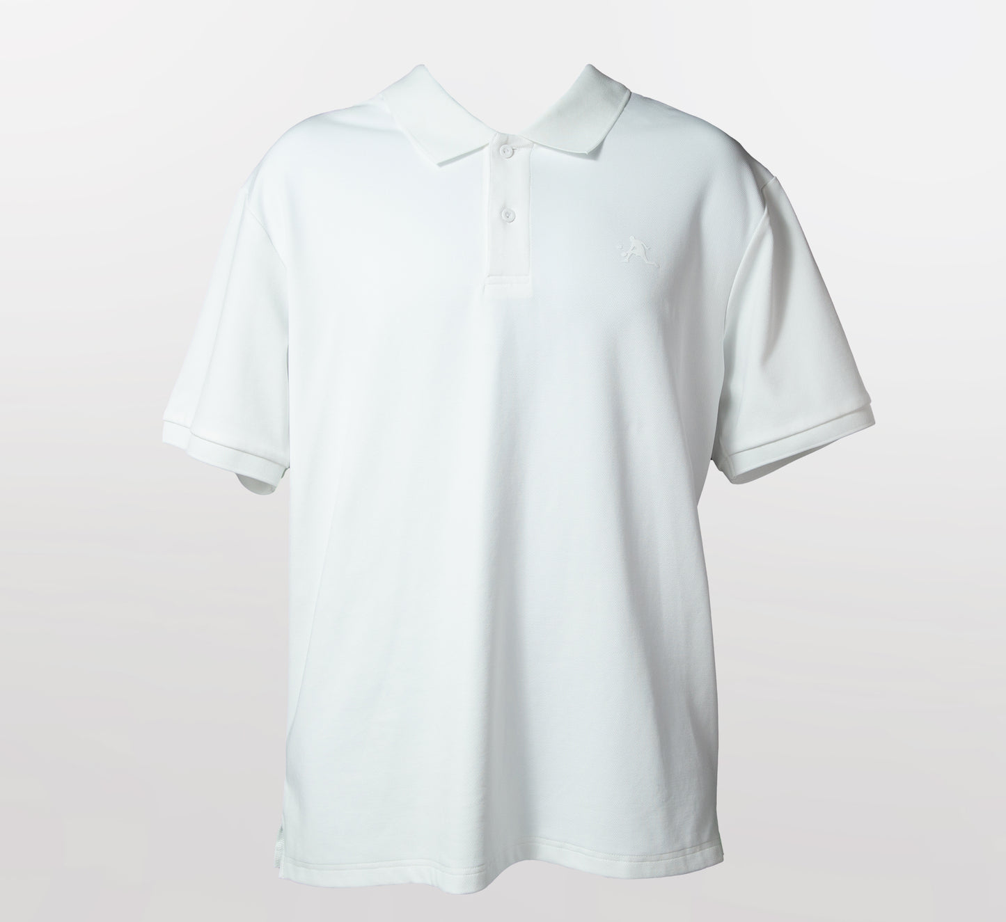 White stylish sport pickleball men polo shirt Blanc